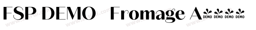 FSP DEMO   Fromage A字体转换